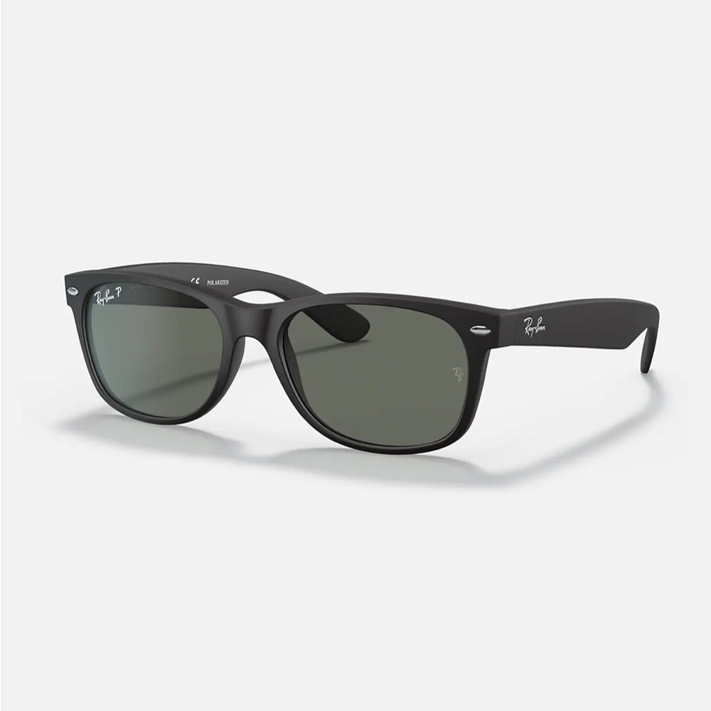 Ray Ban RB2132 New Wayfarer Classic Polarized Matte Black